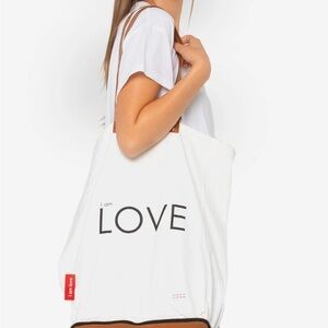 Peace love world INSPIRATIONAL FOLDING TOTE BAG “Love ”